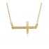 -50% ZŁOTY NASZYJNIK CELEBRYTKA GOLDEN CROSS 18K