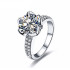 PIERŚCIONEK SR003 SREBRO kryształ 3ct SWAROVSKI