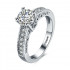PIERŚCIONEK SR004 SREBRO kryształ 3ct SWAROVSKI