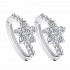 -20% Kolczyki ANA SWAROVSKI BIAŁE ZŁOTO