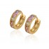 -20% Kolczyki PRINCESS złote SWAROVSKI kolor