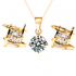-30% KOMPLET GOLD MADLEN SWAROVSKI ZŁOTY