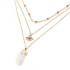 NASZYJNIK GOLDEN EYE OPAL ZŁOTY